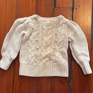 GAP Cream Cable Knit Sweater